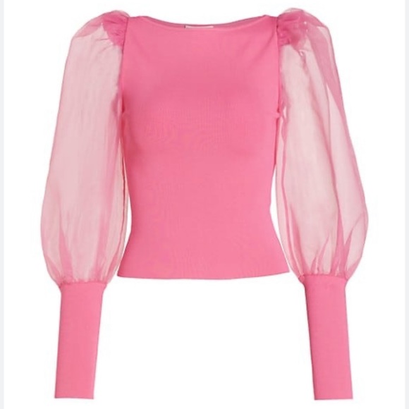 Alice + Olivia Tops - NWT Alice + Olivia puff sleeve shirt